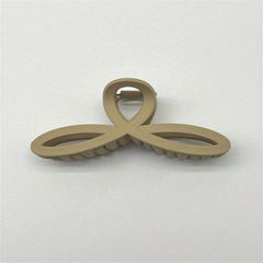 Frosted Clover Hair Claw Clip Strong Hold Grip Hair Jaw Clip