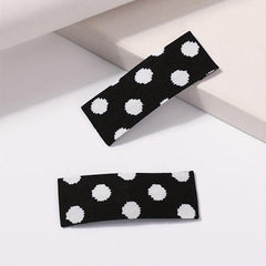 2pcs Polka Dot Snap Clip Hair Clip for Women Girls