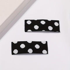 2pcs Polka Dot Snap Clip Hair Clip for Women Girls