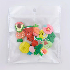 12pcs Cartoon Ice Cream Shoe Charm Cake Watermelon Clogs DIY Decoration
