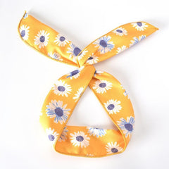 Vintage Bow Tie Rabbit Ear Headband Hair Accessory