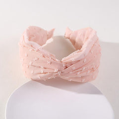 2pcs Knotted Headbands Wide Cross Knot Hair Hoop Women's Headbands Elastic Turba