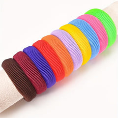 10pcs Elastic Hair Tie Thick Hair Rope Seamless Hair Ring Ponytail Holder