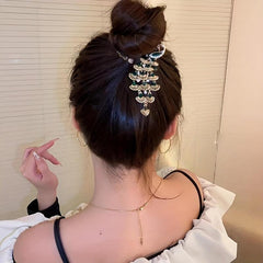 Peacock Rhinestone Hair Clip Ponytail Buckle Hair Claw Hair Accessories