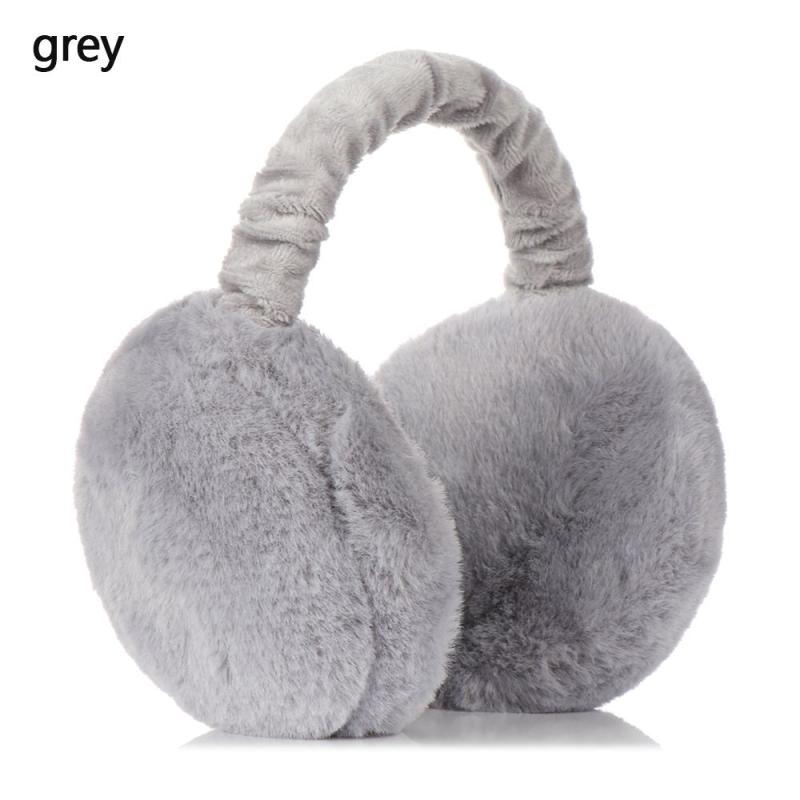 Soft Plush Ear Warmer Foldable Earmuffs for Winter Outdoor