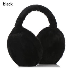 Soft Plush Ear Warmer Foldable Earmuffs for Winter Outdoor