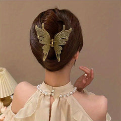 Acrylic Butterfly Hair Clip Large Hair Claw Back Head Hair Clip