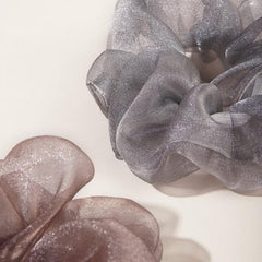 4pcs Oversized Satin Scrunchies for Thick Hair