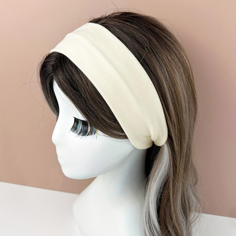 Soft Style Headband Stretchy Sports Sweatband For Running Yoga Solid Headdress