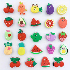 24pcs Strawberry Watermelon Shoe Charm Set Resin Shoe Buckle DIY Accessories