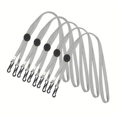 5pcs Hat Strap Clip Adjustable Windproof Chin Strap & Cap Retainers for Outdoor