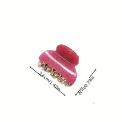 Leopard Pattern Hair Claw Women's Ponytail Hair Clip