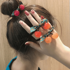 Girls Cherry Hair Ties Elastic Hair Rope Hair Accessories