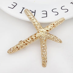 Star Hair Clips Metal Hair Barrettes Fashionable Hair Clip