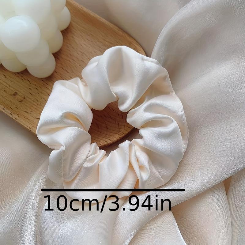 Minimalist Solid Scrunchie Non Slip Hair Tie