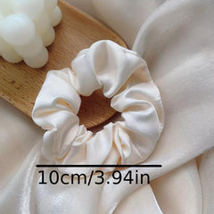 Minimalist Solid Scrunchie Non Slip Hair Tie