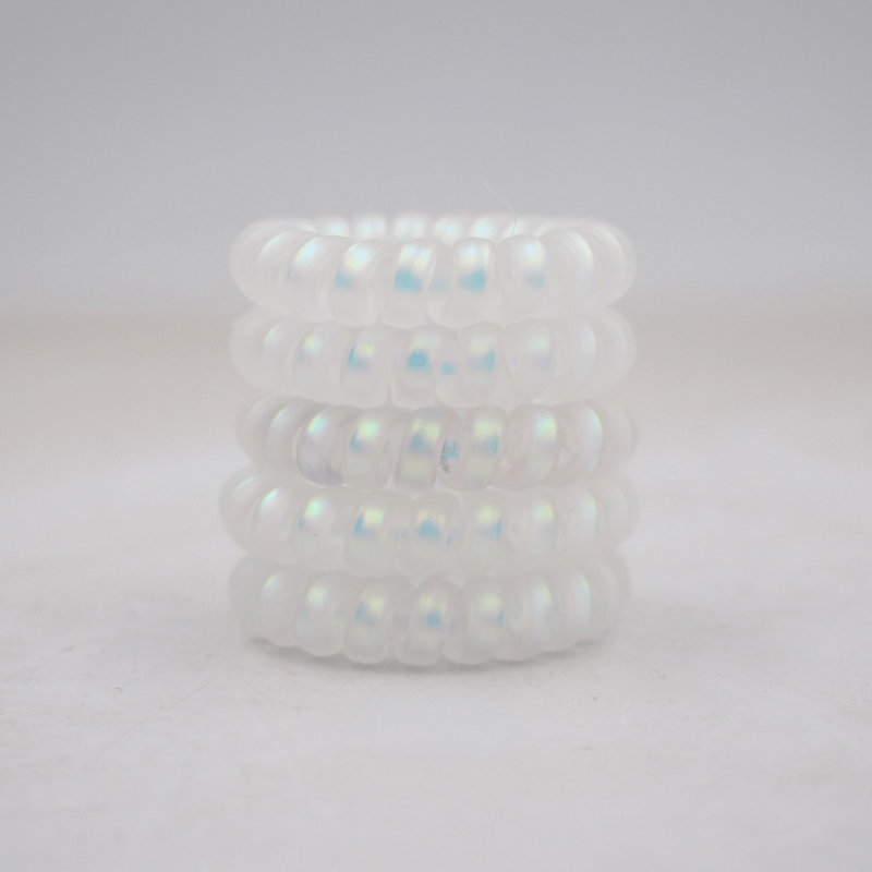 5pcs Non Slip Hair Coil Wire Hair Tie Minimalist Hair Band