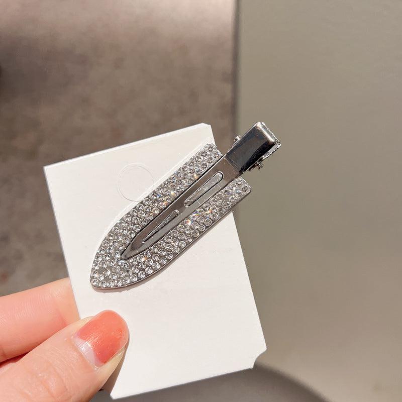 Rhinestone No Bend Hair Clip Alloy Hair Accessories
