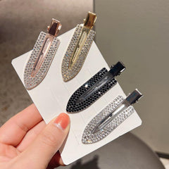 Rhinestone No Bend Hair Clip Alloy Hair Accessories