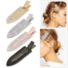 Rhinestone No Bend Hair Clip Alloy Hair Accessories