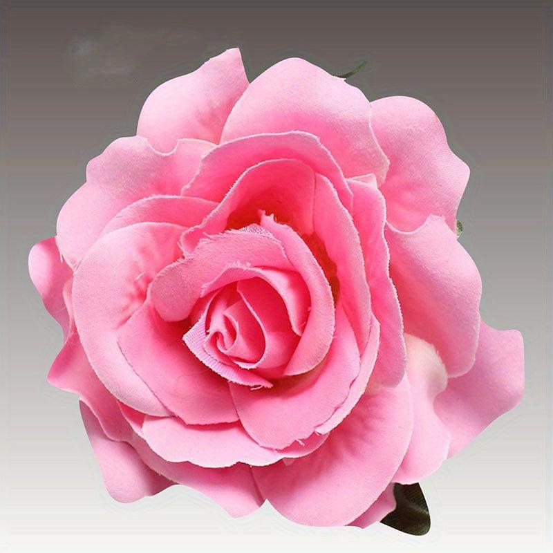 Flower Hair Clip Non-slip Duck Billed Clip Simulation Flower Back Head Hair Clip