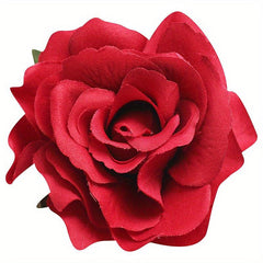 Flower Hair Clip Non-slip Duck Billed Clip Simulation Flower Back Head Hair Clip