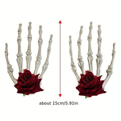 Punk Hair Clip Halloween Horror Large Claw Decor Hair Clip Women Girls Hair Acce