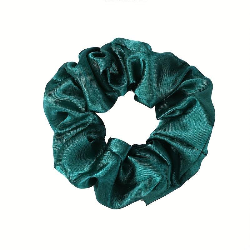 Satin Fabric Large Scrunchie Hair Rope Sport Headwear Non Slip Hair Accessories