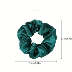 Satin Fabric Large Scrunchie Hair Rope Sport Headwear Non Slip Hair Accessories