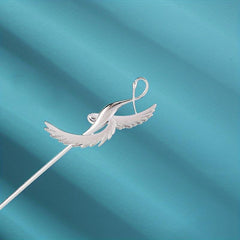 Metal Hairpin Crane Shape Hair Stick Ponytail Holder Women Hair Accessories