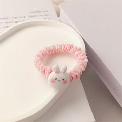 8pcs Rabbit Decor Scrunchies Hair Tie Hair Rope For Kids