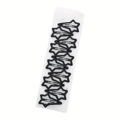 10pcs Star Hair Clip Snap Clip Minimalist Headwear Hair Accessories