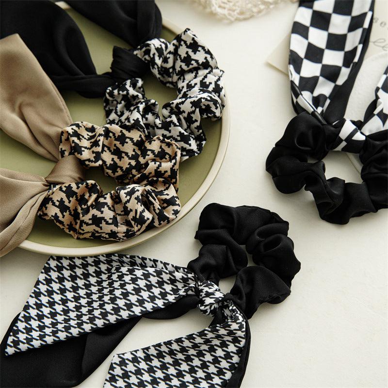 Boho Floral Scrunchie Hair Scarf Hair Tie Ponytail