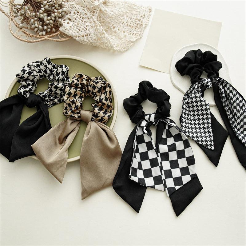 Boho Floral Scrunchie Hair Scarf Hair Tie Ponytail