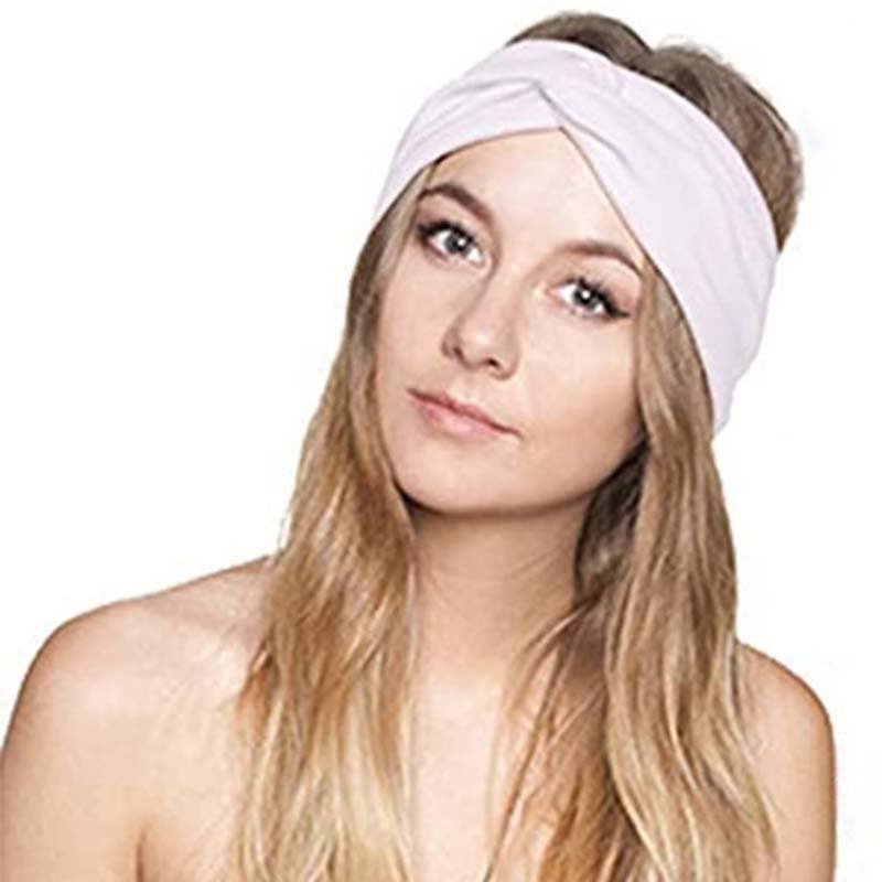 Boho Headband Twist Knotted Elastic Stretchy Hair Bands for Women Girls