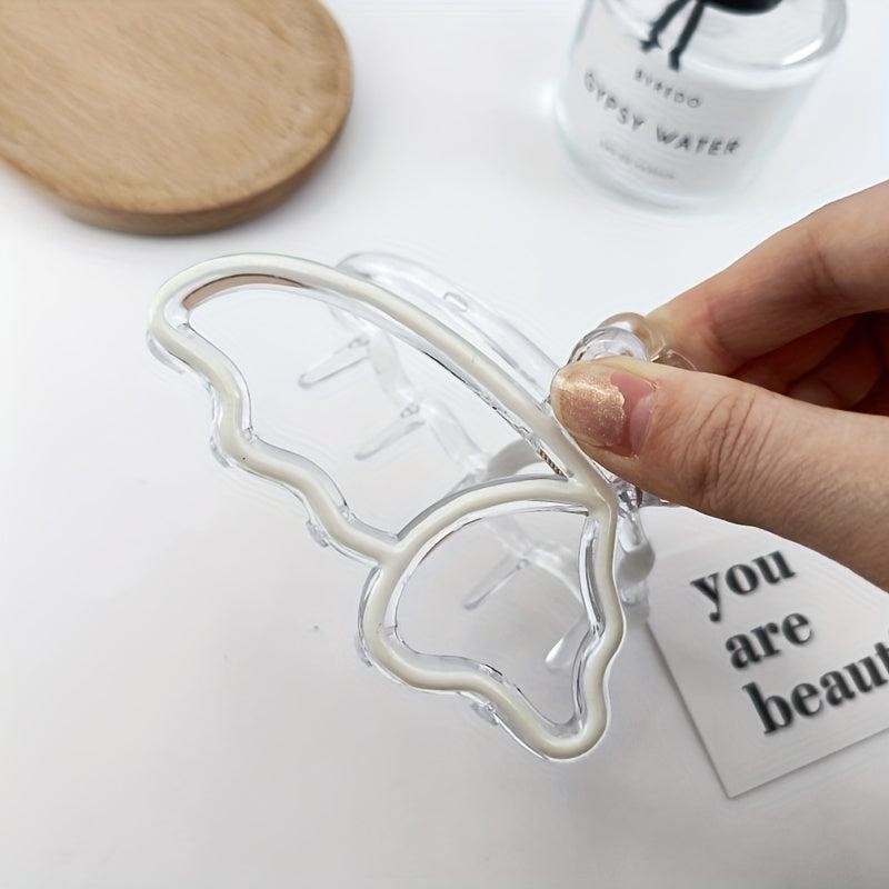 Enamel Butterfly Wing Hair Claw for Girls
