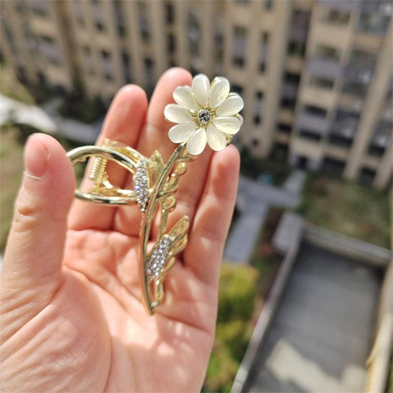 Sunflower Hair Claw Clip Non Slip Strong Hold Grip Hair Jaw Clip