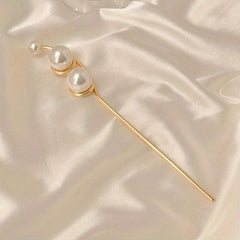 Faux Pearl Hairpin Head Jewelry Hair Stick Women's Hair Accessories