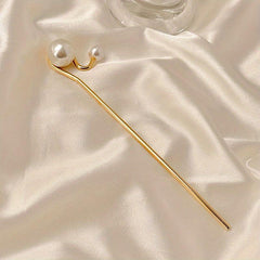 Faux Pearl Hairpin Head Jewelry Hair Stick Women's Hair Accessories
