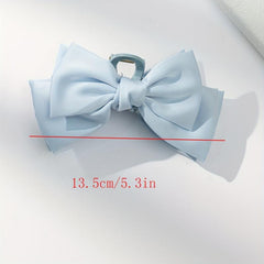 Large Bowknot Hair Claw Clip Strong Hold Grip Hair Jaw Clip
