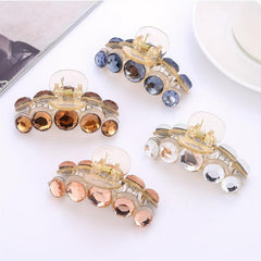 Crystal Hair Claw Sparkly Shark Claw Ponytail Holder Hair Claw Women Girls