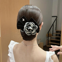 Flower & Bow Hair Bun Maker Hair Curler Hair Accessory