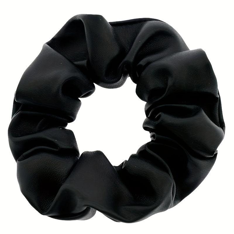 20PCS Pu Leather Hair Tie Scrunchie Hair Rope For Women