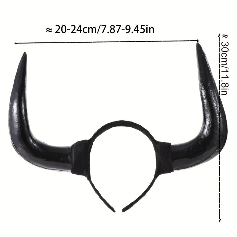 Halloween Horn Hair Hoop Dress Up Headwear Gift for Girls