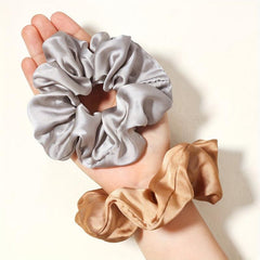 4pcs Satin Scrunchies Hair Tie Soft Hair Rope Bracelet