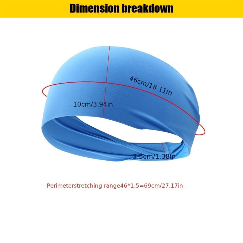 Ultra Thin Sports Hairband Breathable Absorbent Headband Hair Accessories