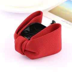 Boho Fabric Bowknot Hair Claw Clip Non Slip Strong Hold Hair Jaw Clip