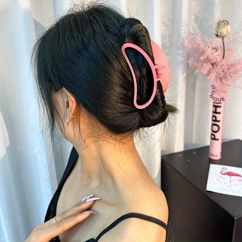 Matte Acrylic Hair Claw Clip for Women Girls