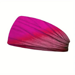 Tie Dye Headband Elastic Wide Hairband - Workout Head Wraps