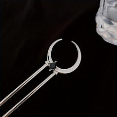 Chinese Style Meniscus Hairpin Bun Headdress Hair Accessories